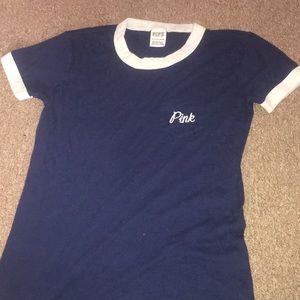 dark blue Pink shirt